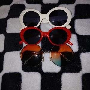 3 Pairs of Sunglasses From Spencer's